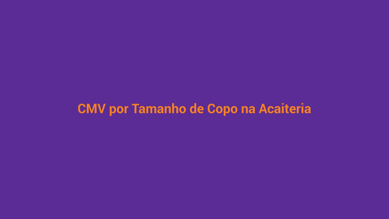 Balcão de açaiteria com três copos de tamanhos diferentes — 300ml, 500ml e 700ml — ao lado de uma balança digital