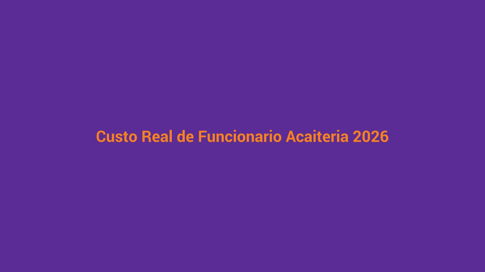 Calculadora sobre mesa com nota fiscal e caneta, representando o custo real de funcionário na açaiteria em 2026
